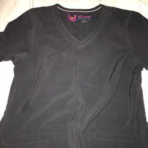 Urbane performance grey scrub top. Size xsmall.